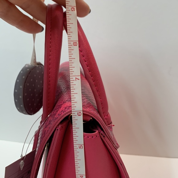 NWT pink and gold snake print mini bag - Picture 12 of 13